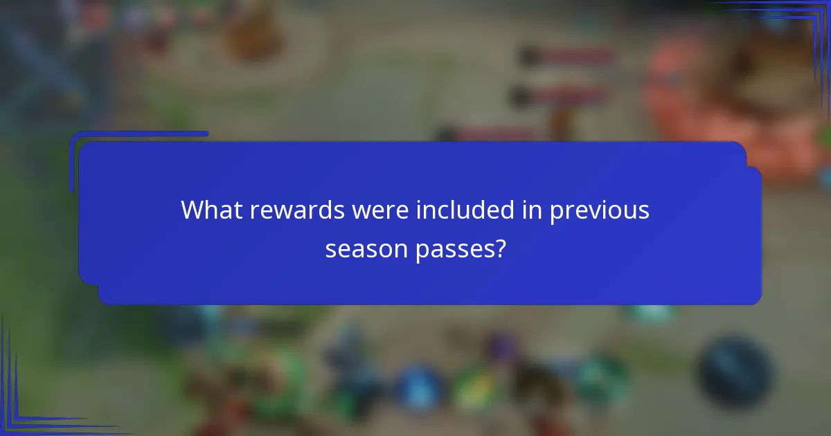What rewards were included in previous season passes?